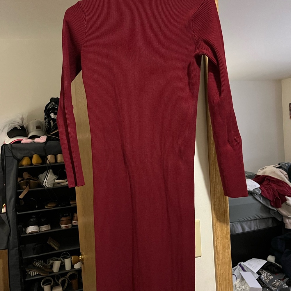 Elegant Red Women's Dress